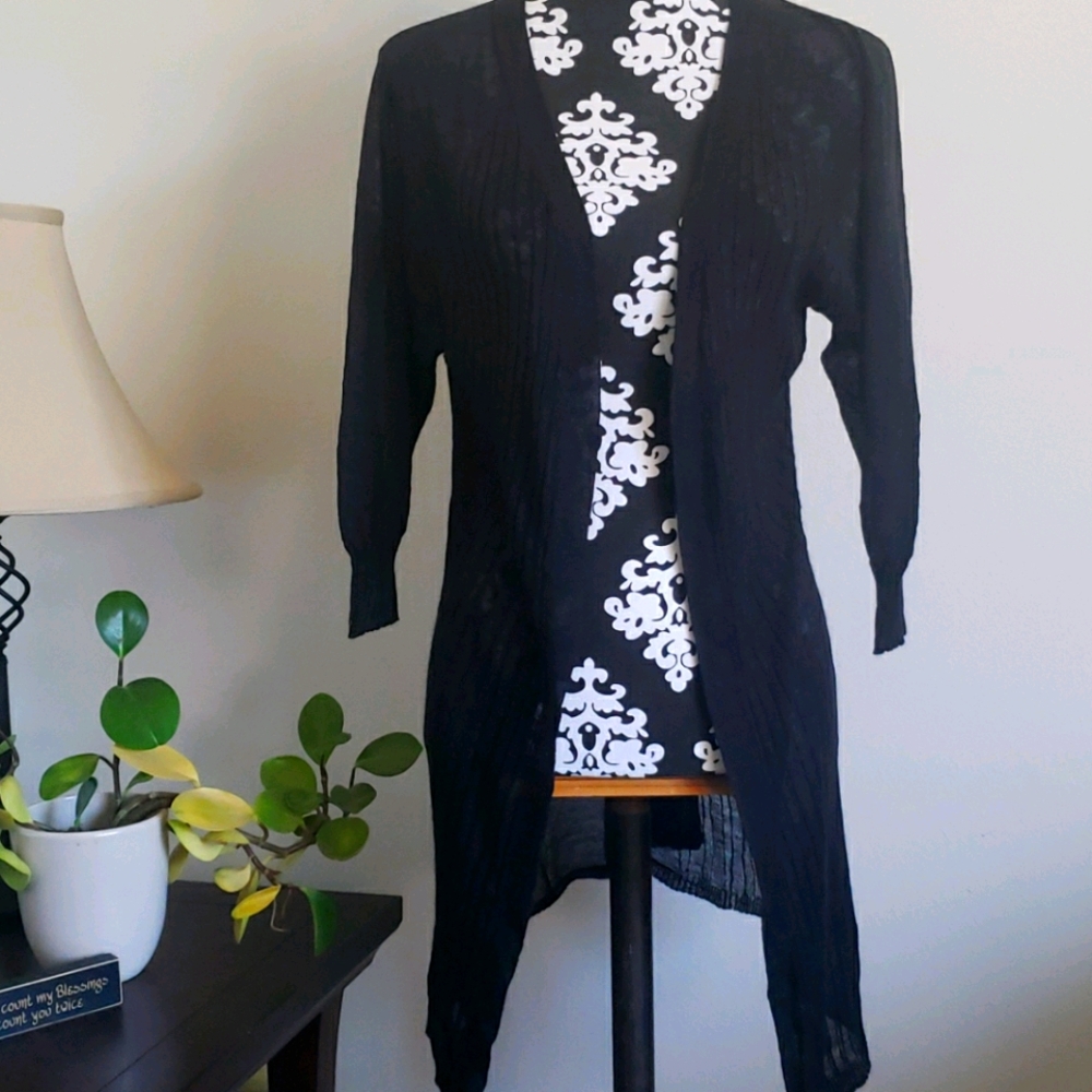 Very light weight short sleeve cardigan